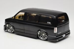 Chevrolet Astro Van Tuned Schwarz Jada 1:18 63122 Druckguss — Bild 7 von 8