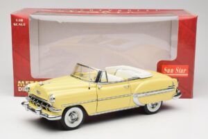 Chevrolet Bel Air Cabriolet Gelb Sun Star 1:18 1712 Druckguss — Bild 8 von 8