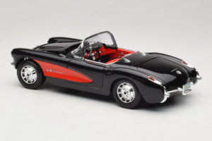 Chevrolet Corvette C1 Schwarz & Rot Bburago 1:18 3034-M1 Druckguss — Bild 7 von 8