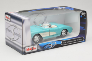 Chevrolet Corvette C1 Mintgrün Maisto 1:24 31275 Druckguss — Bild 2 von 3