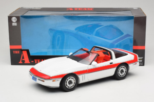 Chevrolet Corvette C4 A-Team Weiß GreenLight 1:18 13532 Druckguss — Bild 8 von 8