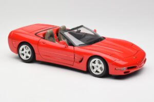Chevrolet Corvette C5 Cabriolet Rot Bburago 1:18 3076 Druckguss — Bild 6 von 8