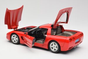 Chevrolet Corvette C5 Rot Bburago 1:18 3066 Druckguss — Bild 5 von 8