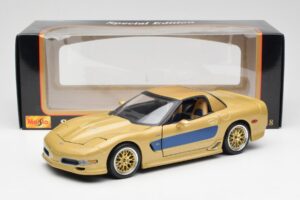 Chevrolet Corvette C5 Guldstrand Signature Edition Gold Maisto 1:18 31657 Druckguss — Bild 8 von 8