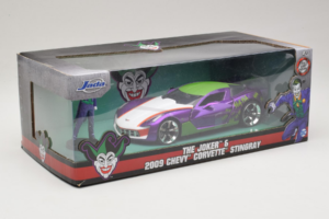 Chevrolet Corvette C6 Stingray The Joker With Figure Jada 1:24 253255020 Druckguss — Bild 2 von 3