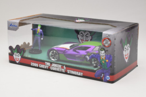 Chevrolet Corvette C6 Stingray The Joker With Figure Jada 1:24 253255020 Druckguss — Bild 3 von 3