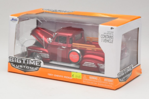 Chevrolet Pickup Bigtime Kustoms Rot Jada 1:24 96802 Druckguss — Bild 3 von 3
