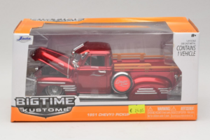 Chevrolet Pickup Bigtime Kustoms Rot Jada 1:24 96802 Druckguss
