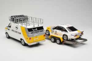 Opel Manta 400 Group B Rally Tour de Corse 1984 Mit Chevrolet G30 Servicefahrzeug Otto 1:18 OT491 Resin — Bild 2 von 13