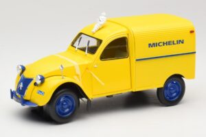 Citroen 2CV Fourgonnette Michelin Bibendum Norev 1:18 181502 Druckguss