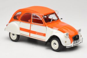 Citroen 2CV Spot Orange & Weiß Solido 1:18 421183600 Druckguss — Bild 6 von 8
