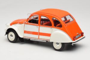 Citroen 2CV Spot Orange & Weiß Solido 1:18 421183600 Druckguss — Bild 7 von 8
