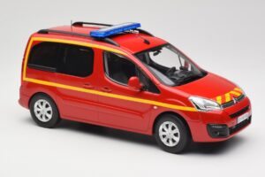 Citroen Berlingo II Pompiers Rot Norev 1:18 181641 Druckguss — Bild 4 von 6