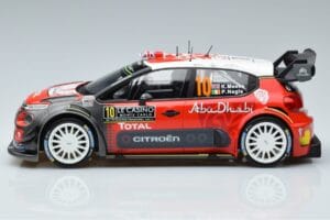 Citroen C3 WRC #10 K. Meeke / P. Nagle Rally Monte Carlo 2018 Norev 1:18 181636 Druckguss — Bild 3 von 6