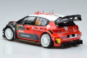 Citroen C3 WRC #10 K. Meeke / P. Nagle Rally Monte Carlo 2018 Norev 1:18 181636 Druckguss — Bild 5 von 6