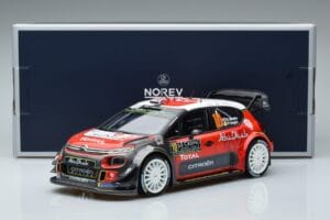 Citroen C3 WRC #10 K. Meeke / P. Nagle Rally Monte Carlo 2018 Norev 1:18 181636 Druckguss — Bild 6 von 6