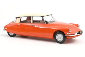 Citroen ID19 Orange & Creme Norev 1:12 121580 Druckguss