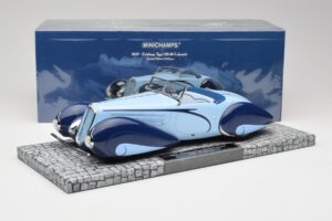 Delahaye Type 135-M Cabriolet Mullin Museum Minichamps 1:18 107116160 Druckguss — Bild 2 von 6