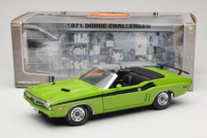 Dodge Challenger Cabriolet Grün Greenlight 1:18 12803-06G Druckguss — Bild 8 von 8