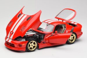 Dodge Viper GTS Rot Bburago 1:18 3075 Druckguss — Bild 2 von 8