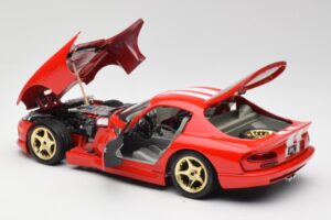 Dodge Viper GTS Rot Bburago 1:18 3075 Druckguss — Bild 5 von 8