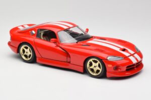 Dodge Viper GTS Rot Bburago 1:18 3075 Druckguss — Bild 6 von 8