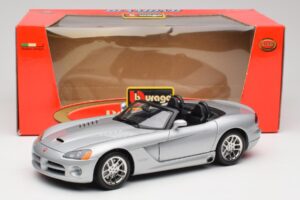 Dodge Viper SRT-10 Bright Silber Bburago 1:18 34908 Druckguss — Bild 8 von 8