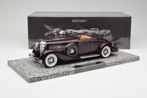 Duesenberg SJN Convertible Coupe Burgund Minichamps 1:18 107150331 Druckguss — Bild 2 von 6