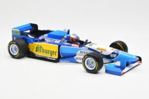 Benetton B195 Renault #1 M. Schumacher Winner Japanese GP 1995 Minichamps 1:18 510953401 Druckguss — Bild 4 von 6