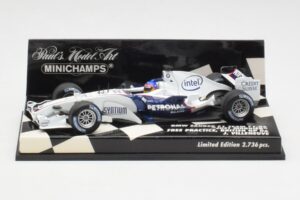 BMW Sauber F1.06 J. Villeneuve Wedding Edition F1 2006 Minichamps 1:43 400060117 Druckguss