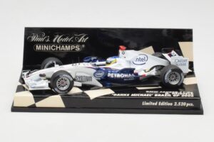 BMW Sauber F1.06 #16 N. Heidfeld Brazilian GP 2006 Minichamps 1:43 400060316 Druckguss