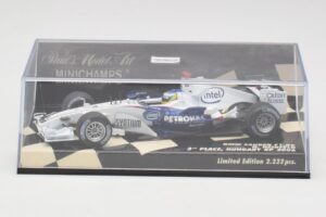 BMW Sauber F1.06 #10 N. Heidfeld Hungarian GP 3rd Place 2006 Minichamps 1:43 400060116 Druckguss — Bild 5 von 5
