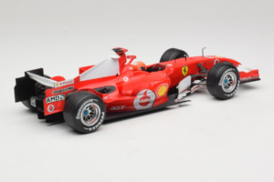 Ferrari 248 F1 #5 M. Schumacher German GP Hockenheimring 2006 Hot Wheels 1:18 J2887 Druckguss — Bild 2 von 6