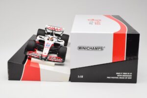 Haas VF-22 #20 K. Magnussen Pole Position Brazil GP 2022 Minichamps 1:18 147222120 Druckguss — Bild 6 von 7