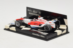 Toyota TF108 #9 J. Trulli Panasonic Toyota Racing Showcar F1 2008 Minichamps 1:43 400080081 Druckguss — Bild 3 von 5