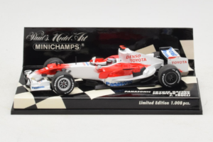 Toyota TF108 #9 J. Trulli Panasonic Toyota Racing Showcar F1 2008 Minichamps 1:43 400080081 Druckguss