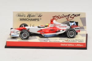 Panasonic Toyota Racing TF107 R. Schumacher F1 Showcar 2007 Minichamps 1:43 403070081 Druckguss