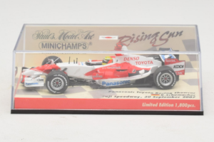 Panasonic Toyota Racing TF107 R. Schumacher F1 Showcar 2007 Minichamps 1:43 403070081 Druckguss — Bild 5 von 5
