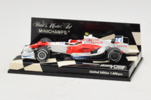 Toyota T. Glock Panasonic Toyota Racing Showcar F1 2008 Minichamps 1:43 400080082 Druckguss
