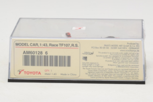 Toyota TF107 #11 R. Schumacher Panasonic Toyota Racing F1 2007 Minichamps 1:43 AM601286 Druckguss — Bild 5 von 5