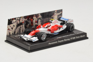 Toyota TF108 #17 T. Glock Panasonic Toyota Racing F1 2008 Minichamps 1:43 AM61152 Druckguss — Bild 2 von 6