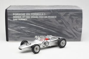 Porsche 804 #30 D. Gurney French Grand Prix 1962 AUTOart 1:18 86271 Druckguss — Bild 6 von 6