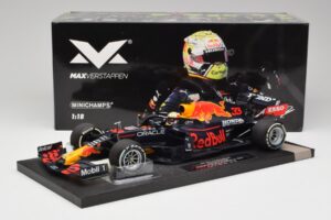 Red Bull RB16B #33 M. Verstappen Styrian & Austrian GP Winner 2021 Minichamps 1:18 113210933 Druckguss — Bild 6 von 6