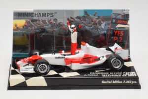 Toyota TF105 #16 J. Trulli Malaysia GP Podium 2005 Minichamps 1:43 400050116 Druckguss