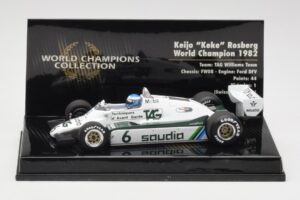 Williams FW08 #6 K. Rosberg F1 World Champion 1982 Minichamps 1:43 436820106 Druckguss
