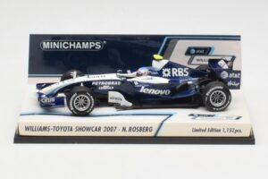 Williams FW29 N. Rosberg F1 Showcar 2007 Minichamps 1:43 400070086 Druckguss