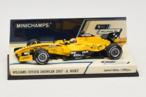 Williams FW29 Toyota A. Wurz Williams F1 Team Showcar 2007 Minichamps 1:43 400070087 Druckguss