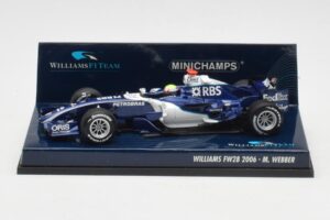 Williams FW28 Toyota #7 M. Webber F1 2006 Minichamps 1:43 400060009 Druckguss