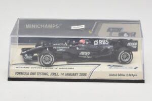 Williams Toyota FW29B K. Nakajima Jerez Test 14. Januar 2008 Minichamps 1:43 400080108 Druckguss — Bild 5 von 5