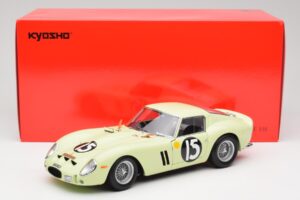 Ferrari 250 GTO #15 S. Moss / I. Ireland Goodwood Tourist Trophy Winner 1962 Kyosho 1:18 08438C Druckguss — Bild 8 von 8
